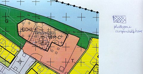 Plattegrond oorspronkelijk landhuis Welgelegen