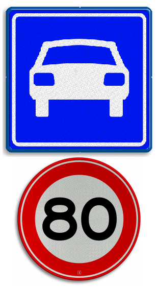 Autoweg 80Km u