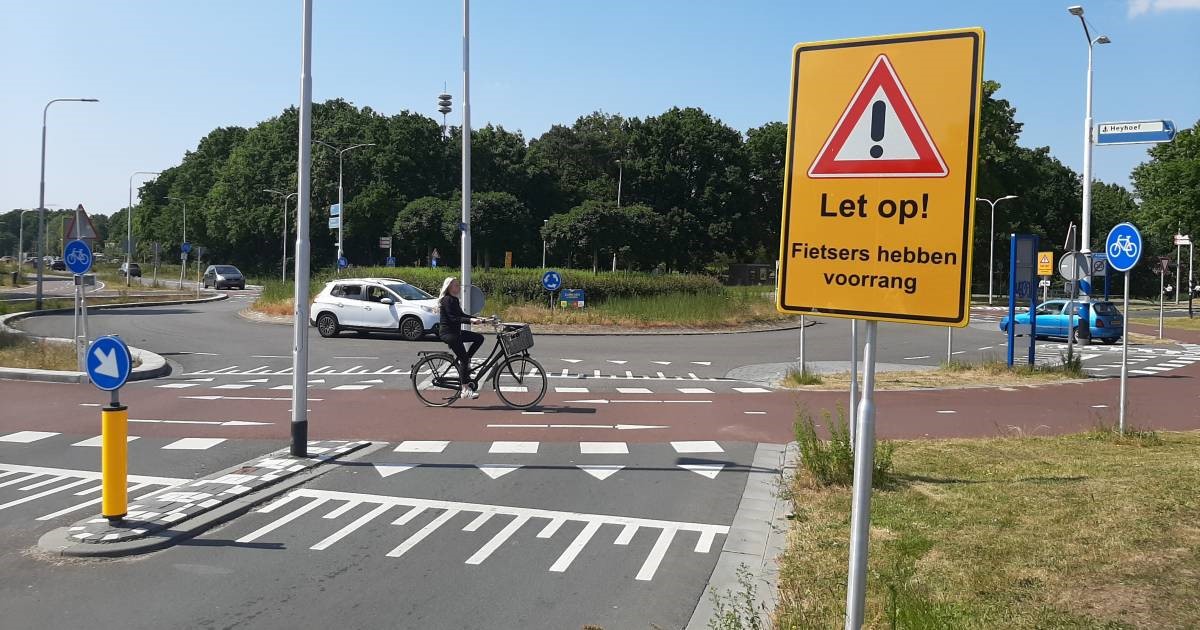 Fietsers in voorrang