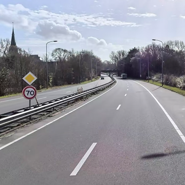 PB onwil provincie snelheid N206 media plaatje